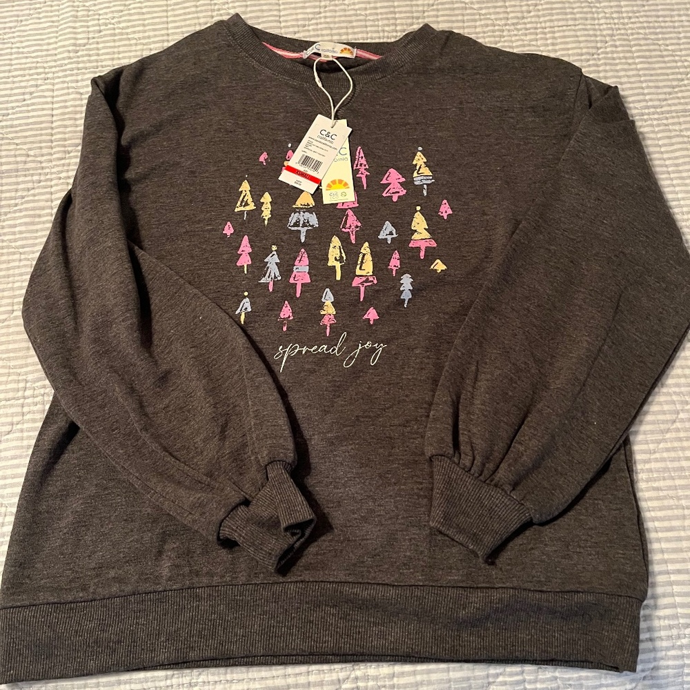 Cute sweatshirt-spread joy